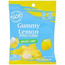 NICE GUMMY LEMON PEELABLE CANDY