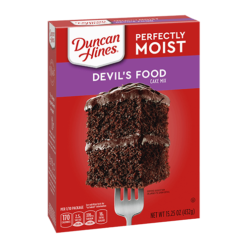 DUNCAN HINES DEVILS FOOD CAKE