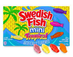 SWEDISH FISH MINI TROPICAL THEATRE BOX