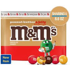 M&amp;M PEANUT BUTTER AND JELLY SHARING SIZE