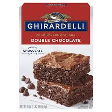 GHIRARDELLI DOUBLE CHOCOLATE BROWNIE MIX