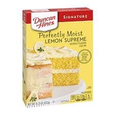 DUNCAN HINES LEMON SUPREME CAKE MIX