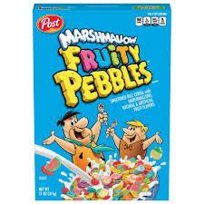 MARSHMALLOW FRUITY PEBBLES CEREAL