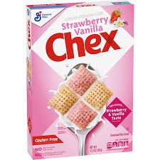 CHEX STRAWBERRY VANILLA  CEREAL