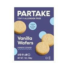 PARTAKE GLUTEN FREE VEGAN VANILLA WAFERS