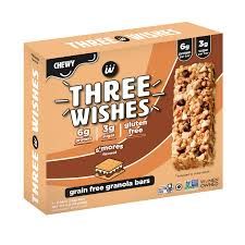 THREE WISHES GLUTEN FREE SMORES GRANOLA BARS
