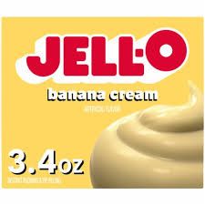 JELLO BANANA CREAM PUDDING LARGE