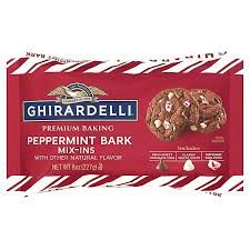 GHIRARDELLI PEPPERMINT BARK MIX INS