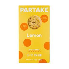 PARTAKE GLUTEN FREE VEGAN LEMON COOKIES