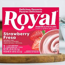 ROYAL STRAWBERRY PUDDING