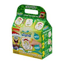 SPONGEBOB HOLIDAY COOKIE COLORING KIT
