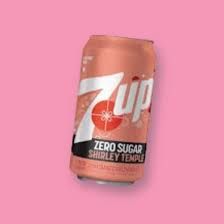 7UP ZERO SUGAR SHIRLEY TEMPLE CAN