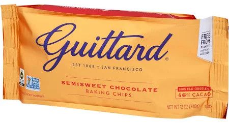 GUITTARD SEMI SWEET CHOCOLATE CHIPS DAIRY FREE AND VEGAN