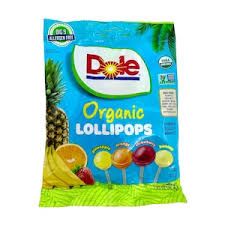 DOLE ORGANIC LOLLIPOPS