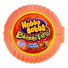 HUBBA BUBBA BUBBLE TAPE TANGY TROPICAL