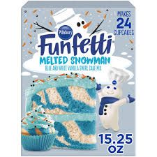 FUNFETTI MELTED SNOWMAN CAKE MIX