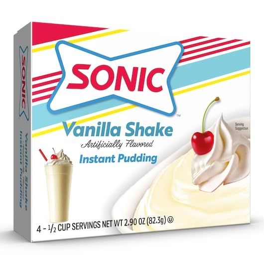 SONIC VANILLA SHAKE  PUDDING