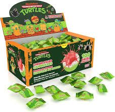 BUBBLEGUM KIDS SUGAR FREE TEENAGE MUTANT NINJA TURTLES  GUM BALLS