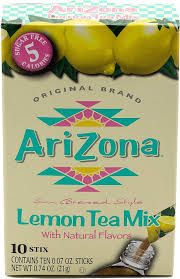 ARIZONA LEMON TEA SINGLES TO GO 6  PACK