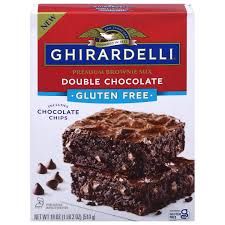 GHIRARDELLI DOUBLE CHOCOLATE GLUTEN FREE BROWNIE