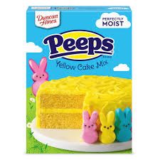 DUNCAN HINES PEEPS YELLOW CAKE MIX