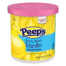 PEEPS SUNNY YELLOW VANILLA FROSTING