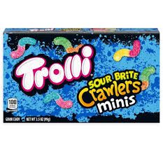 TROLLI SOUR BRITE CRAWLERS MINIS THEATRE BOX