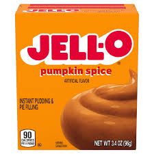 JELLO PUMPKIN SPICE PUDDING