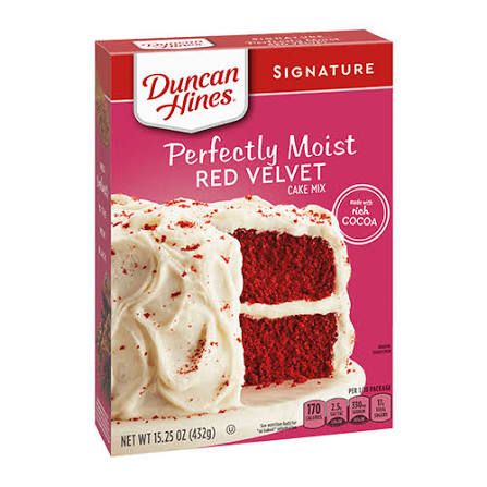 DUNCAN HINES RED VELVET CAKE MIX