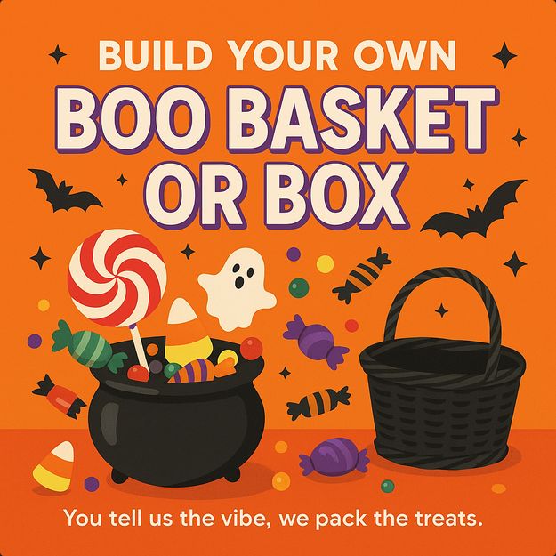 CUSTOM HALLOWEEN BOO BASKET OR BOO BOX