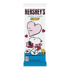 HERSHEYS COOKIES AND CREME BAR SNOOPY AND FRIENDS 1.55 OZ