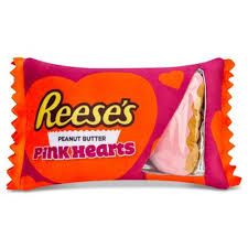 REESE PINK HEARTS PILLOW