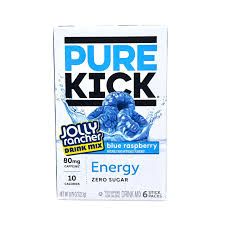 JOLLY RANCHER PURE KICK BLUE RASPBERRY SINGLES TO GO