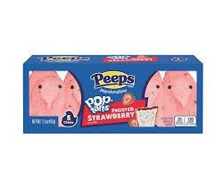 PEEPS POP TARTS FROSTED STRAWBERRY 5 CHICKS