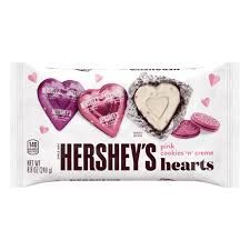 HERSHEYS VALENTINES DAY PINK COOKIES AND CREME