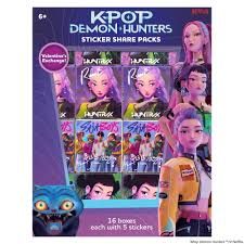 K POP DEMON HUNTERS STICKER TREAT CLASSROOM EXCHANGE