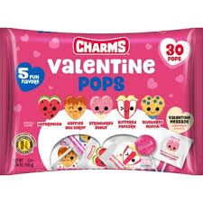 CHARMS VALENTINES POPS LAY DOWN BAG