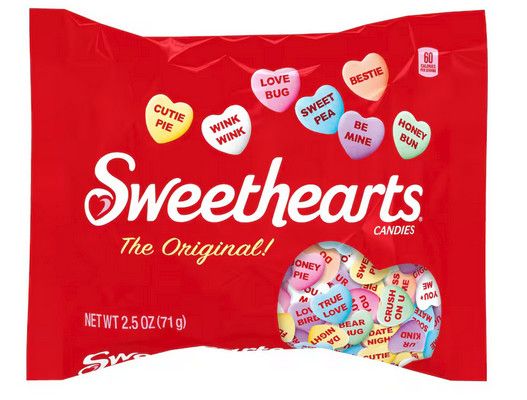 SWEETHEARTS CONVERSATION HEARTS 71 G