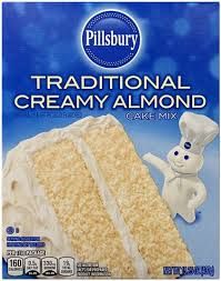 PILLSBURY TRADITIONAL CREAMY ALMOND CAKE MIX