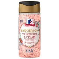 MCCORMICK BRIGERTON STRAWBERRIES AND CREME FINISHING SUGAR