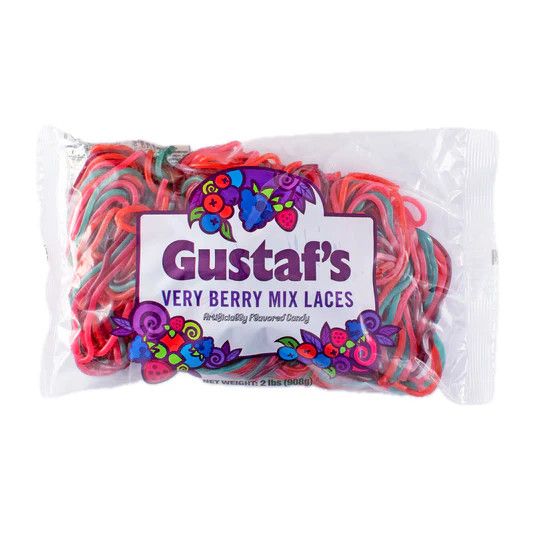 GUSTAFS BULK VERY BERRY LACES