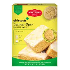 MISS JONES  GIRL SCOUTS LEMON UPS BLONDIE BAR MIX