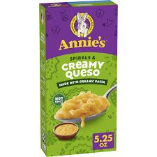 ANNIES SPIRIALS AND CREAMY QUESO  MAC AND CHEESE