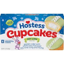 HOSTESS CUPCAKES KEY LIME EASTER