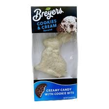 BREYERS COOKIES AND CREME SOLID BUNNY
