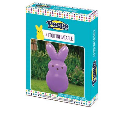 PEEPS 4 FOOT INFLATABLE PURPLE