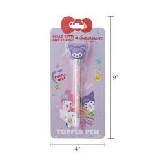 HELLO KITTY AND FRIENDS SWEETHEARTS TOPPER PEN PURPLE INK