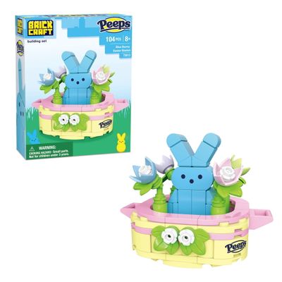 PEEPS BUILDING BLOCKS SET BUNNY IN BASKET