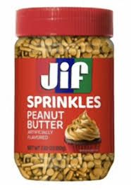 JIF PEANUT BUTTER SPRINKLES