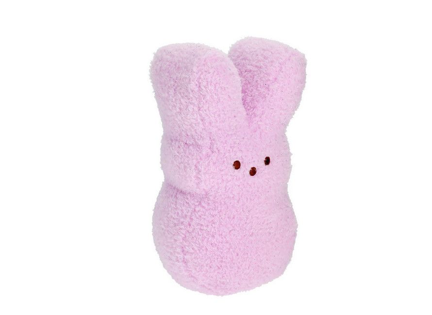PEEPS FLEECE WITH GLITTER PLUSH PURPLE 10 INCH TALL